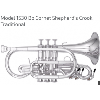 KÈN CORNETS-Model 1530 Bb Cornet Shepherd s Crook Traditional